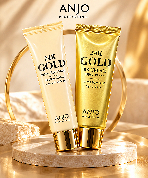 Kit 24K Gold – Prime Eye Cream + BB Cream FPS 50+