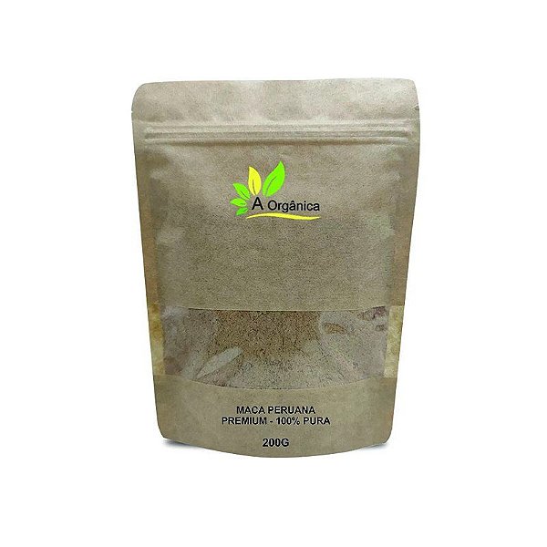 Maca Peruana Premium em Pó 100% Pura À Orgânica 200g