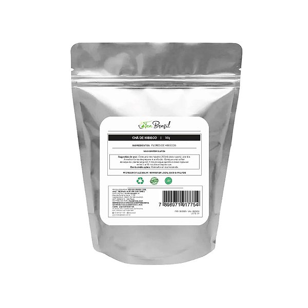 Kit 3 Chá De Hibisco Gourmet Tea Brasil 50g