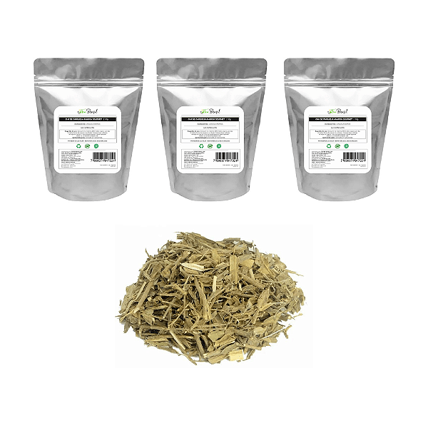 Kit 3 Chá De Carqueja Amarga Gourmet Tea Brasil 50g