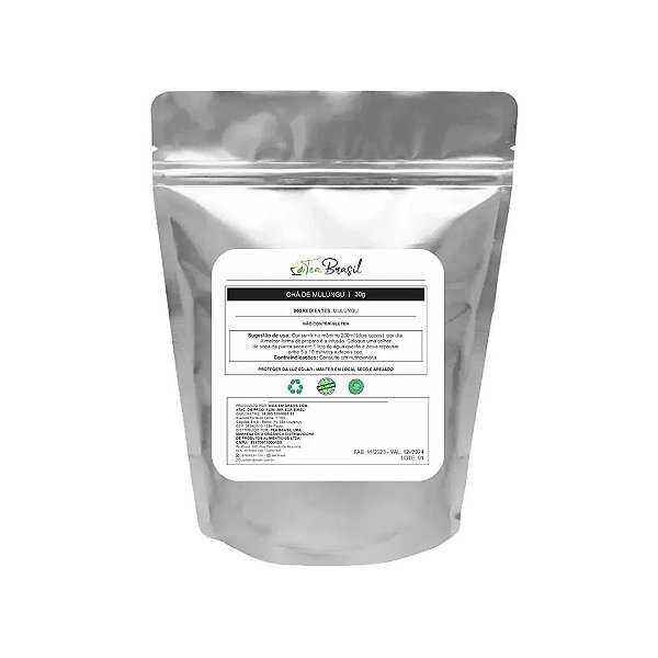 Chá De Mulungu Rasurado Gourmet Tea Brasil 30g