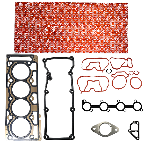 Jogo de Juntas Superior Motor Ford Zetec 1.6 8v Sem Retentores Chapa Elring