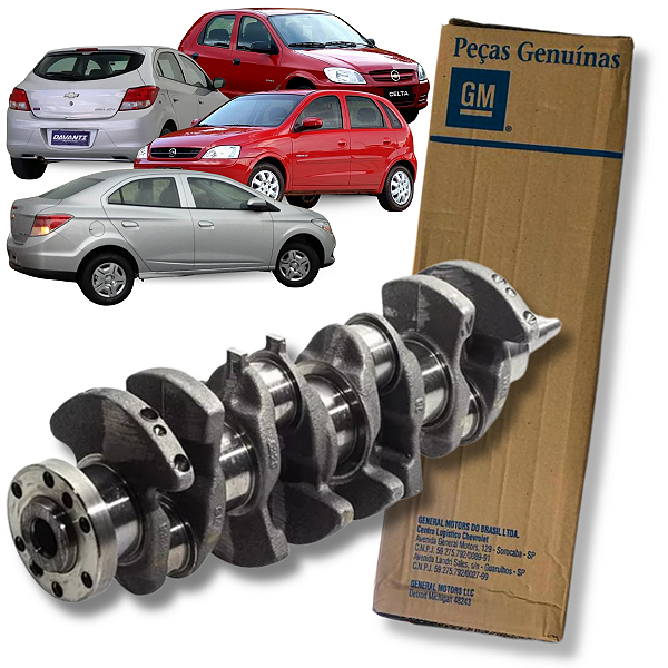 Virabrequim Gm 1.0 8v 16v Corsa Celta Onix Montana Novo Std Original