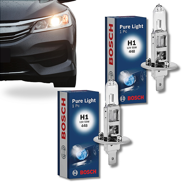 Par Lâmpadas H1 Farol De Milha, Alto, Baixo 55w 12v Bosch