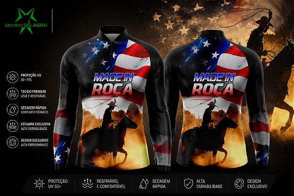 CAMISA MADE IN ROÇA