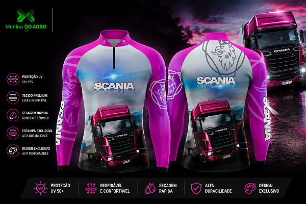 CAMISA CAMINHÃO SCANIA
