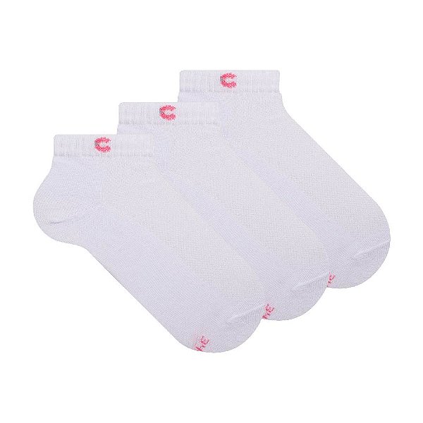 Kit 3 Pares Cano Curto - Tam 34 a 39