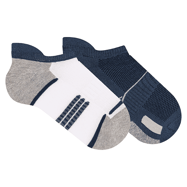 Kit 2 Pares Cano Curto Com Puxador - Tam 39 a 42