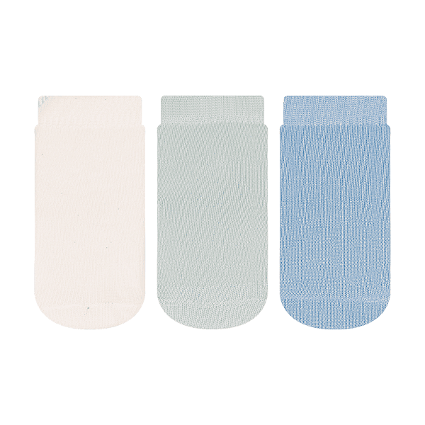Kit 3 pares Soquete Recém Nascido - Tam 13 a 16