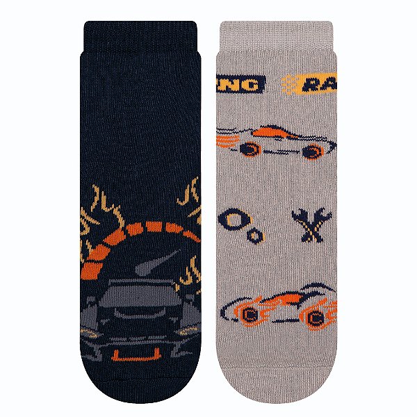 Kit 2 Pares Soquete Atoalhada