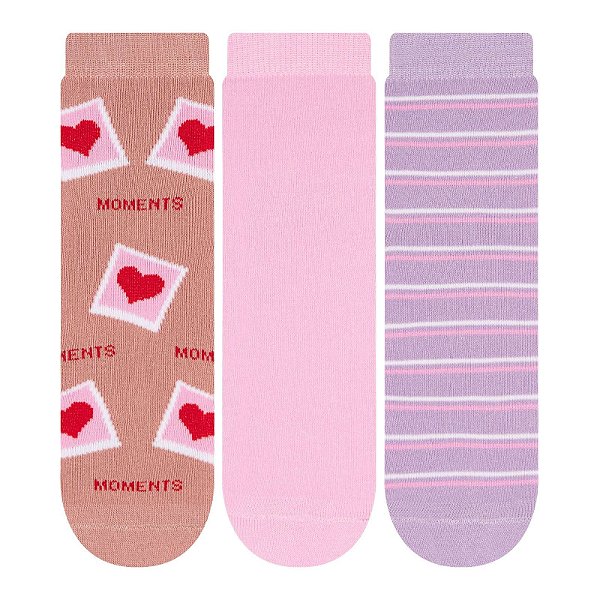 Kit 3 Pares Soquete - Tam 34 a 39