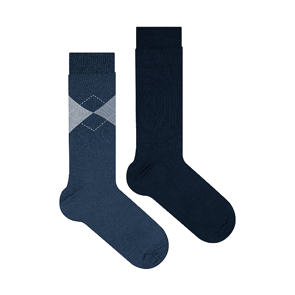 Kit 2 Pares Social - Tam 39-42