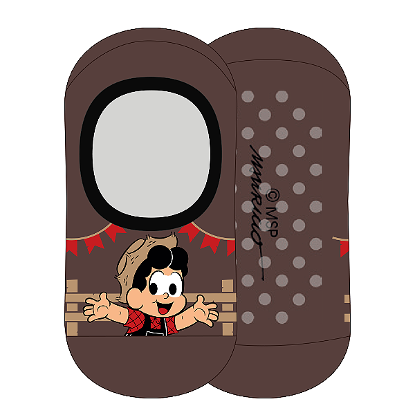 Sapatilha Infantil - Turma do Chico Bento com antiderrapante