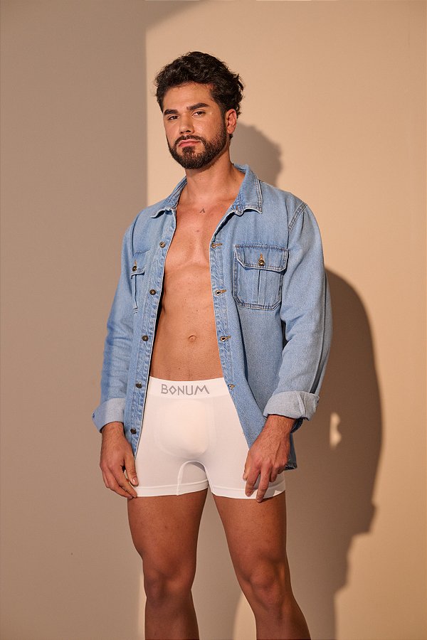 Cueca Boxer Sem Costura - Adulta