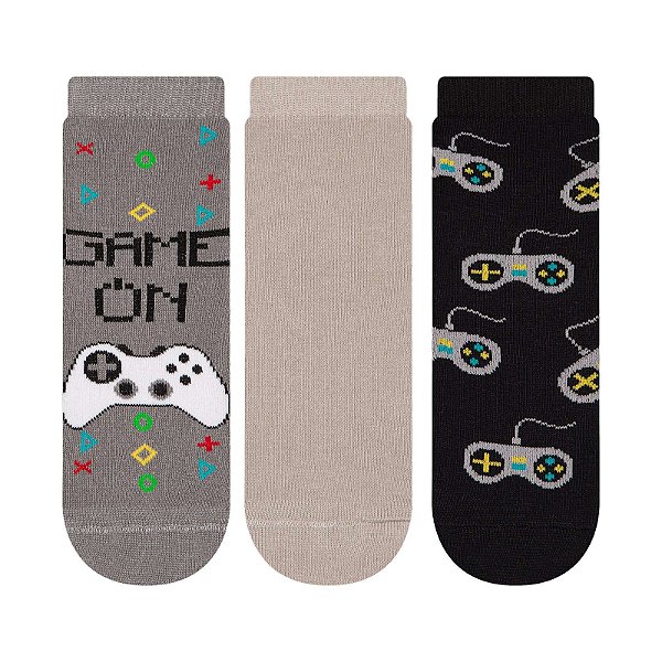 Kit 3 Pares Soquete Infantil