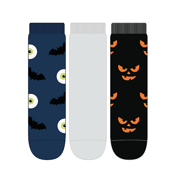 Kit 3 Pares Soquete Infantil