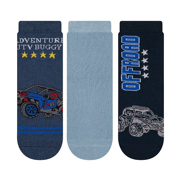 Kit 3 Pares Soquete Infantil