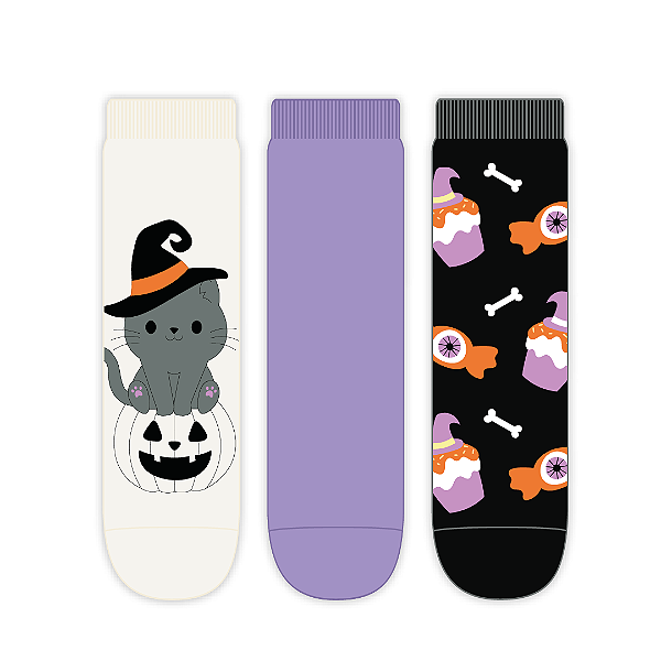 Kit 3 Pares Soquete Infantil