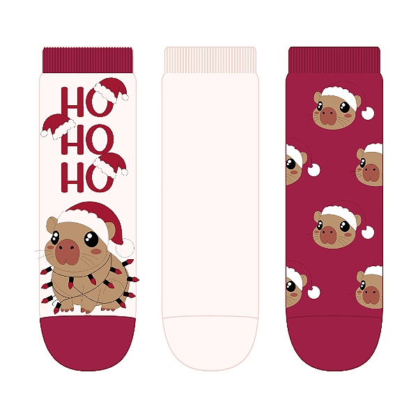 Kit 3 Pares Cano Curto - Tam 34 a 39