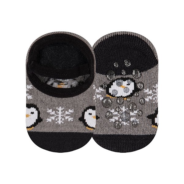 Sapatilha Bebê Antiderrapante - Tam 17 a 22