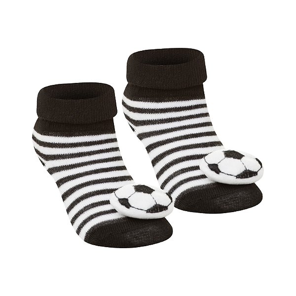 Soquete Bebê com aplique pelúcia - Tam 17 a 22