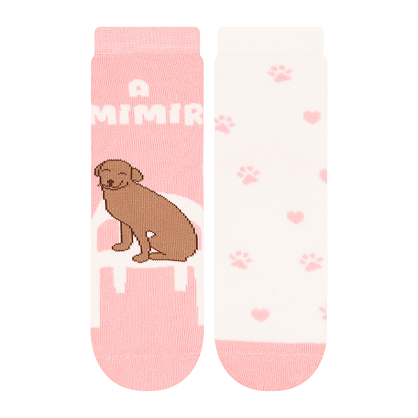 Kit 2 Pares Soquete Atoalhada - Tam 34 a 39