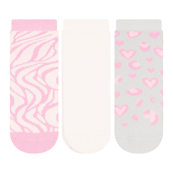 Kit 3 Pares Cano Curto - Tam 34 a 39