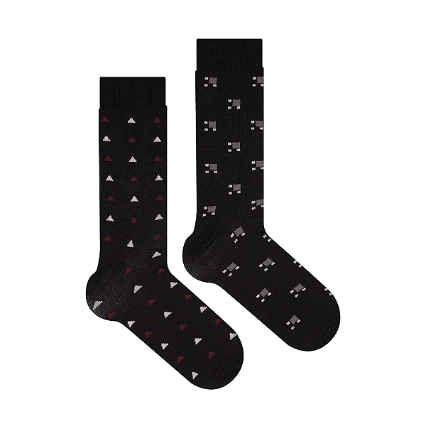 Kit 2 Pares Social - Tam 39-42