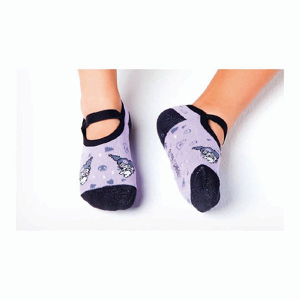 Sapatilha Infantil Kuromi com antiderrapante