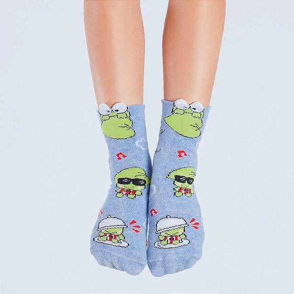 Soquete 3D Infantil - Keroppi