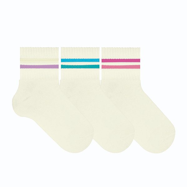 DUPLICADO - Kit 3 Pares Cano Médio Infantil