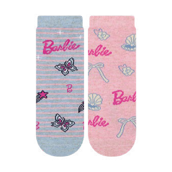 Kit 3 Pares Cano Médio Barbie Infantil e Adulto - Tam 23 a 39