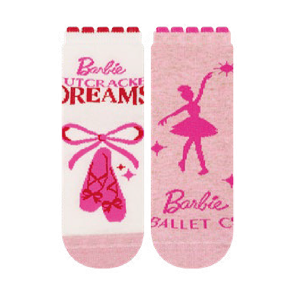 Kit 3 Pares Cano Médio Barbie Infantil e Adulto - Tam 23 a 39