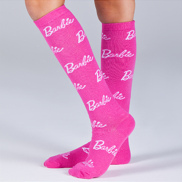 Meia 3/4 da Barbie Infantil