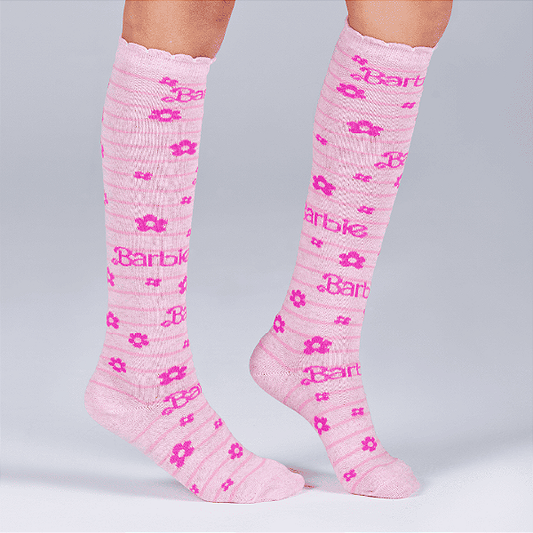 Meia 3/4 da Barbie Infantil
