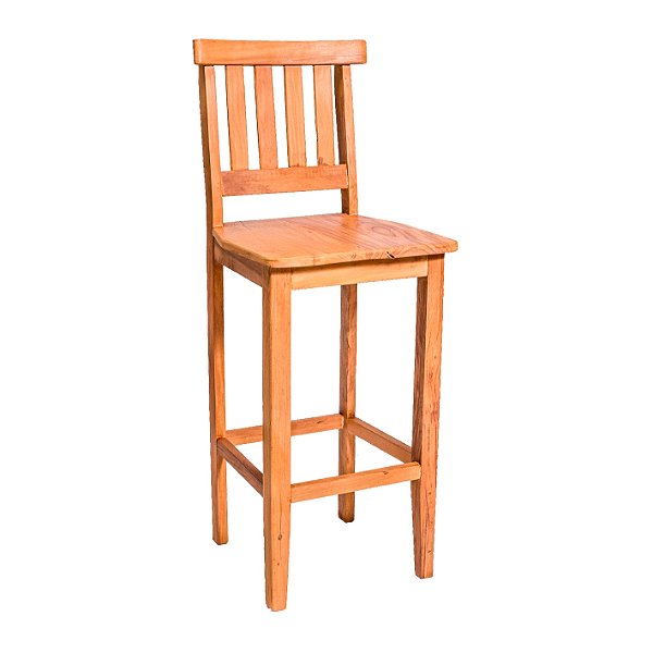 Banqueta Rústica Mineira em Madeira Maciça de Demolição