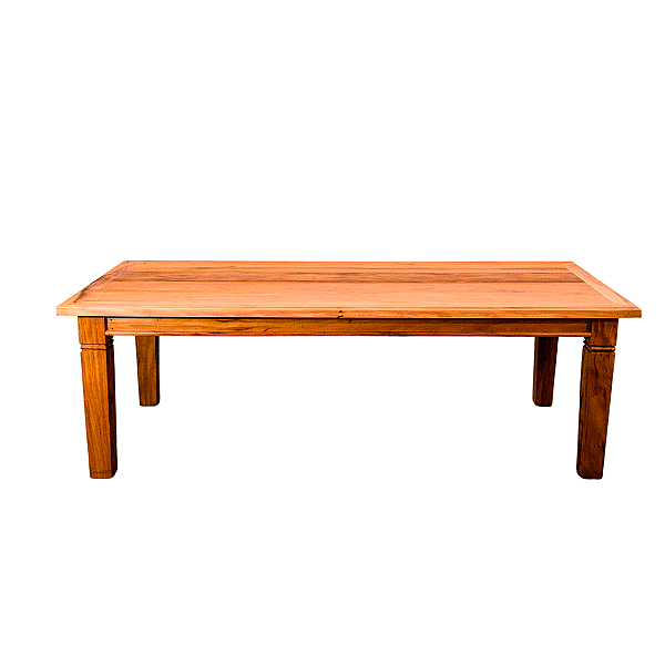 Mesa Rústica Retangular Mineira 12 Lugares em Madeira Maciça de Demolição