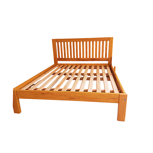 Cama Rústica Mineira em Madeira Maciça de Demolição