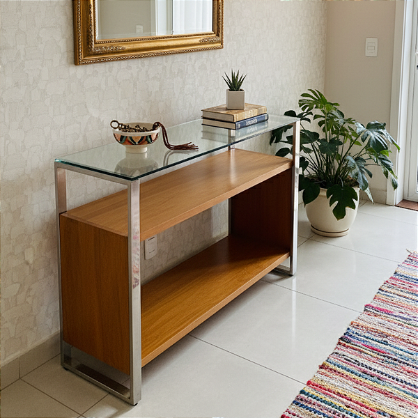 Aparador Rústico Ametista Exclusivo em Madeira Maciça de Demolição