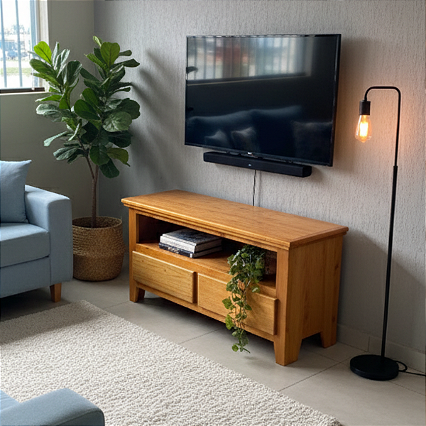 Rack Rústico Mineiro em Madeira Maciça de Reflorestamento.