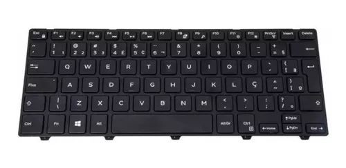 Teclado Para Notebook Dell 14 3442 Pk1313p1a32 Nsk-lq0sc 1b