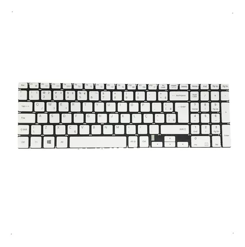 Teclado Samsung Expert X22 Np300e5m-kd3br Branco Br Abnt2