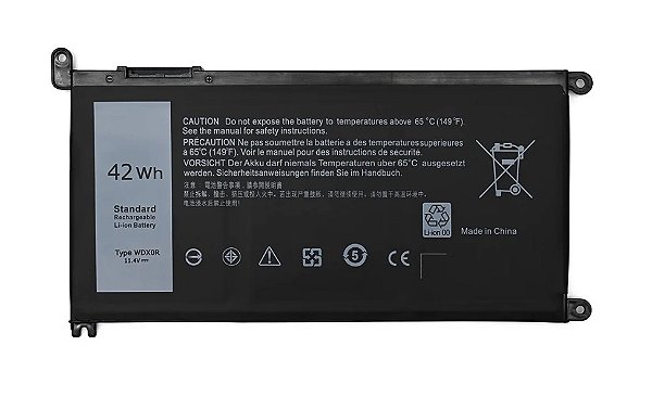 Bateria Para Notebook Dell modelo Wdx0r 42wh