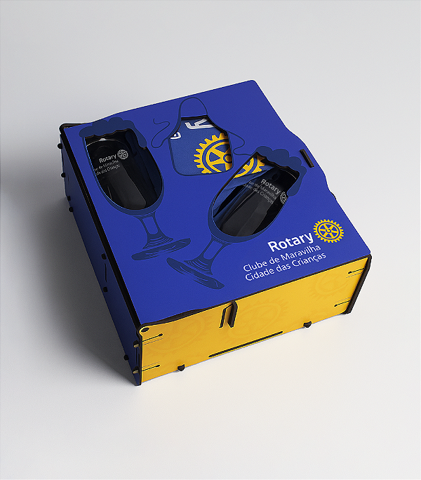 Kit 2 Taças com Avental