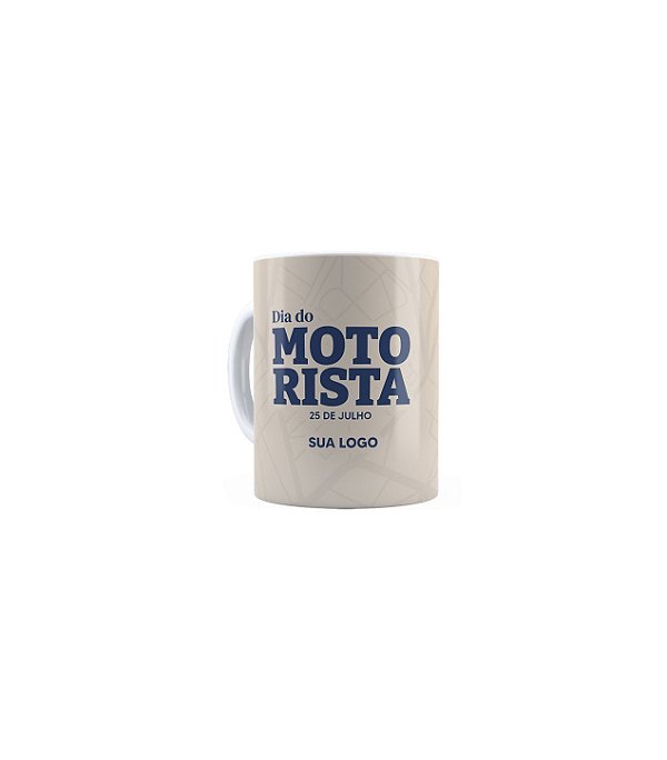 Caneca Cerâmica Personalizada 300ml - Dia do Motorista