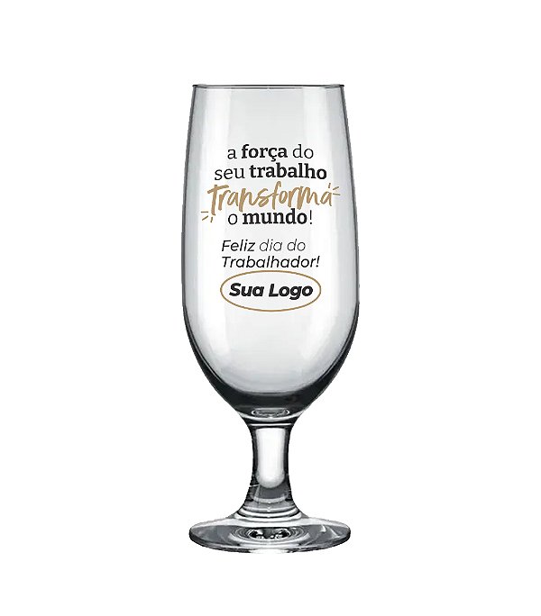 Taça Cerveja Hannover 300ml - Dia do Trabalhador