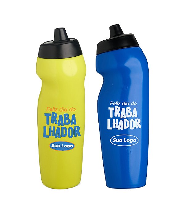 Squeeze Plástico 640ml - Dia do Trabalhador