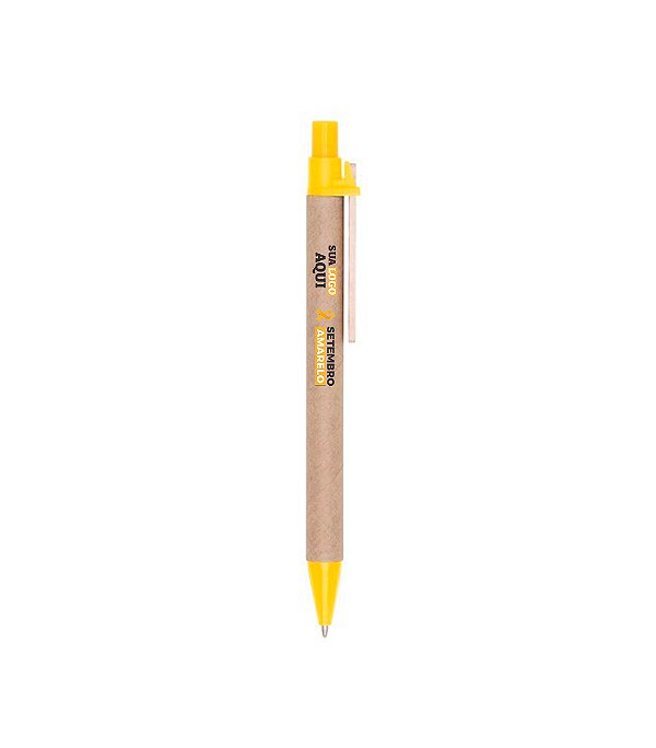Caneta Ecológica Papelão - Setembro Amarelo