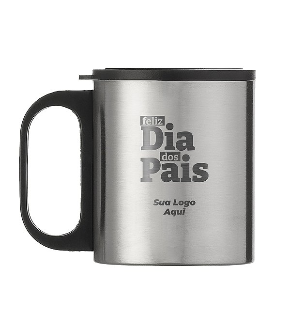 Caneca Inox 180ml dia dos pais