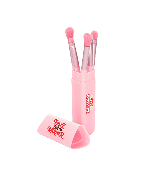 Kit Pincel 05 Peças - Dia da Mulher